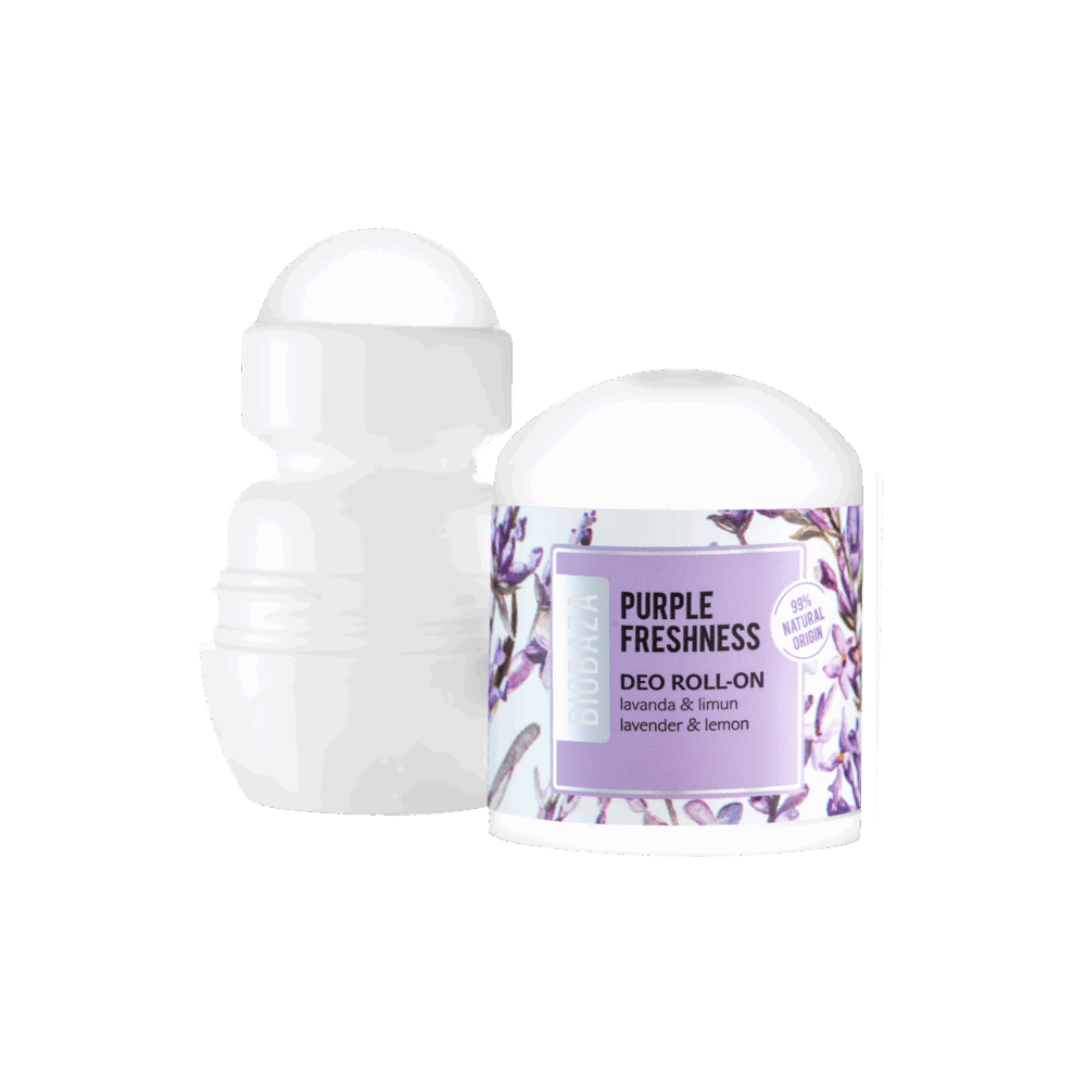 Deodorant Roll-on Purple Freshness – BIOBAZA - imagine 2