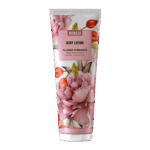 Loțiune de corp Flower Romance cu trandafir, bujor și măceș BIOBAZA