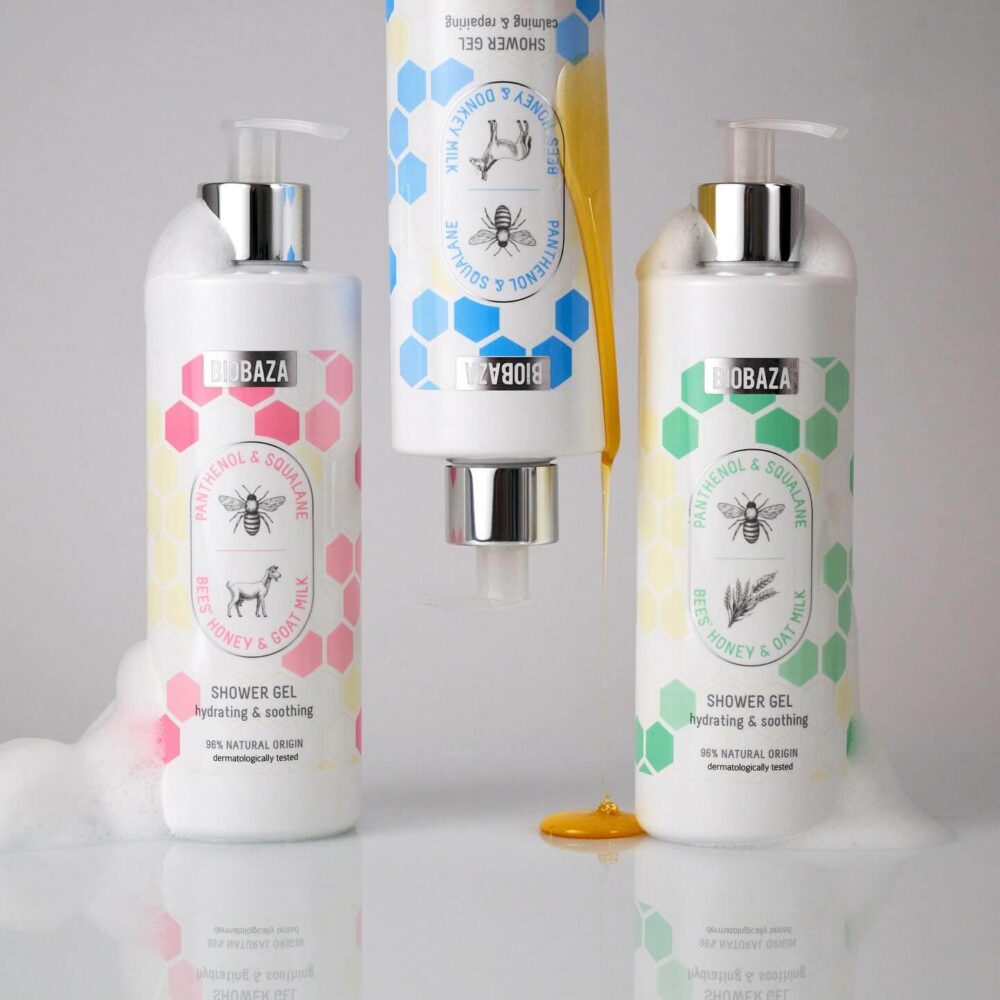 Gel de duș BEES & DONKEYS BIOBAZA - imagine 3
