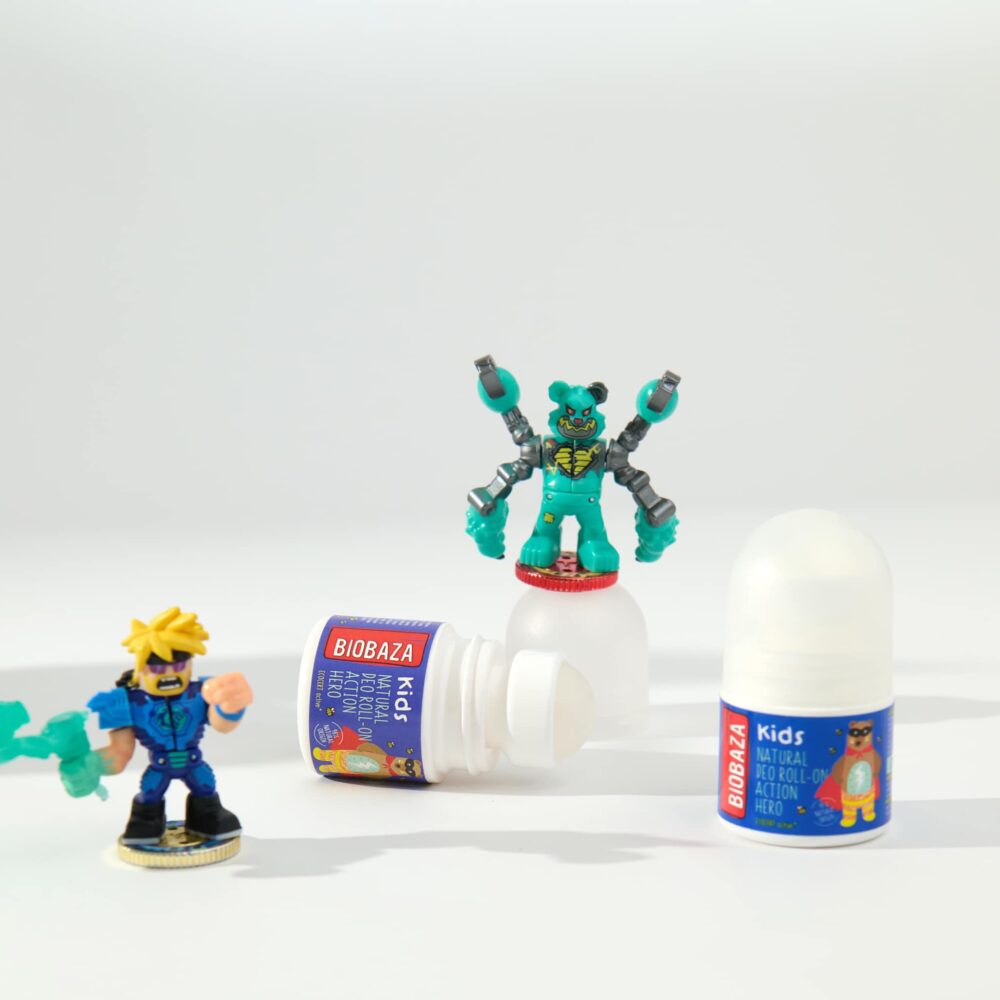 Deodorant roll-on pentru copii Action Hero – BIOBAZA - imagine 2