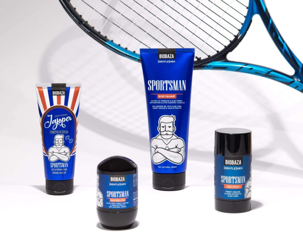 Deodorant Roll-on pentru bărbați Sportsman BIOBAZA - imagine 2