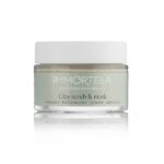 Mască exfoliantă pentru față cu argilă verde– IMMORTELLA